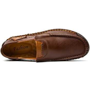 Ανδρικά δερμάτινα παπούτσια Casual Comfort Slip-on Loafer Μαλακά Penny Loafers για άντρες Ελαφρά παπούτσια για σκάφος οδήγησης