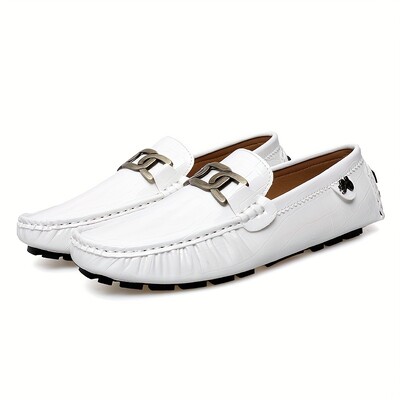 Kožne ležerne tenisice za muškarce Cipele 2023 Novo u vodootpornim muškim luksuznim haljinama Mokasinke Cipele Obuća Cipele za čamce od zmijske kože