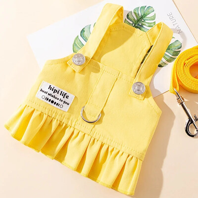 Haljina za pseću princezu, slatki pas, mrežasta haljina, mačić, štene, suknja za kućne ljubimce, ljetna haljina za pse, mašna, čipka, korejska pudla, odjeća za čivavu