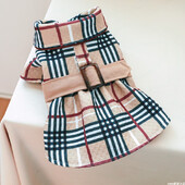 1PC Odjeća za kućne ljubimce Proljeće i jesen Zgodna vjetrovka za kavu Prsa i leđa Prikladno za male i srednje pse