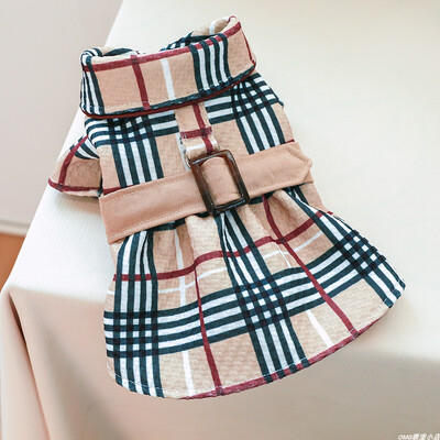 1PC Odjeća za kućne ljubimce Proljeće i jesen Zgodna vjetrovka za kavu Prsa i leđa Prikladno za male i srednje pse