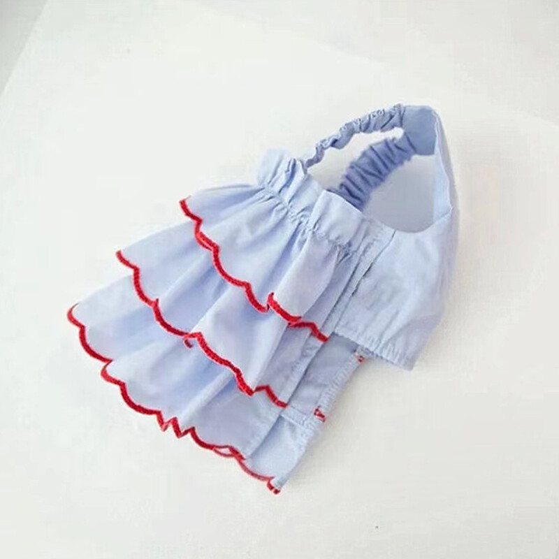 Rochie de vară pentru câini Fusta pentru pisici Îmbrăcăminte pentru animale de companie Fusta de pluș Chihuahua Îmbrăcăminte prințesă pentru cățeluș Haine drăguță pentru cățeluș Rochie pentru prințesă pentru câine