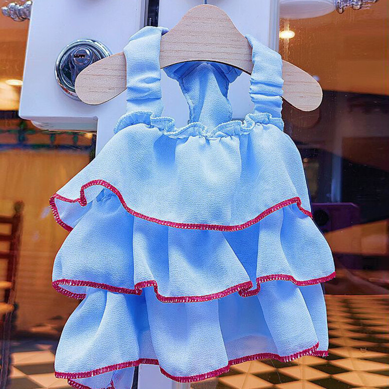 Rochie de vară pentru câini Fusta pentru pisici Îmbrăcăminte pentru animale de companie Fusta de pluș Chihuahua Îmbrăcăminte prințesă pentru cățeluș Haine drăguță pentru cățeluș Rochie pentru prințesă pentru câine