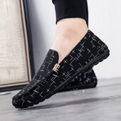 Muške natikače Proljeće Ljeto Muške cipele Ležerne cipele za hodanje Lagane platnene cipele za mlade Muška prozračna modna ravna obuća za čamce