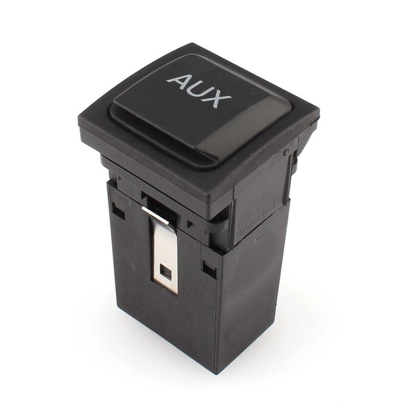 Autós AUX Adapter Switch Gomb kábelköteg Kábel VW Golf 5 MK5 6 MK6 Rabbit Jetta 5 Scirocco RCD510 RNS315 RCD300 RCD310