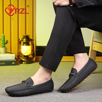 YRZL Ανδρικά Loafers Casual Παπούτσια 2024 Νέα Μόδα Χειροποίητα Μοκασίνια Υψηλής Ποιότητας Loafers Παπούτσια Luxury Outdoor Light Slip on Shoes