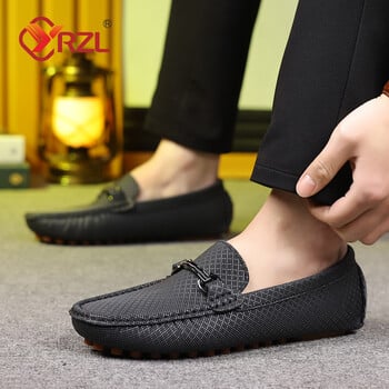 YRZL Ανδρικά Loafers Casual Παπούτσια 2024 Νέα Μόδα Χειροποίητα Μοκασίνια Υψηλής Ποιότητας Loafers Παπούτσια Luxury Outdoor Light Slip on Shoes