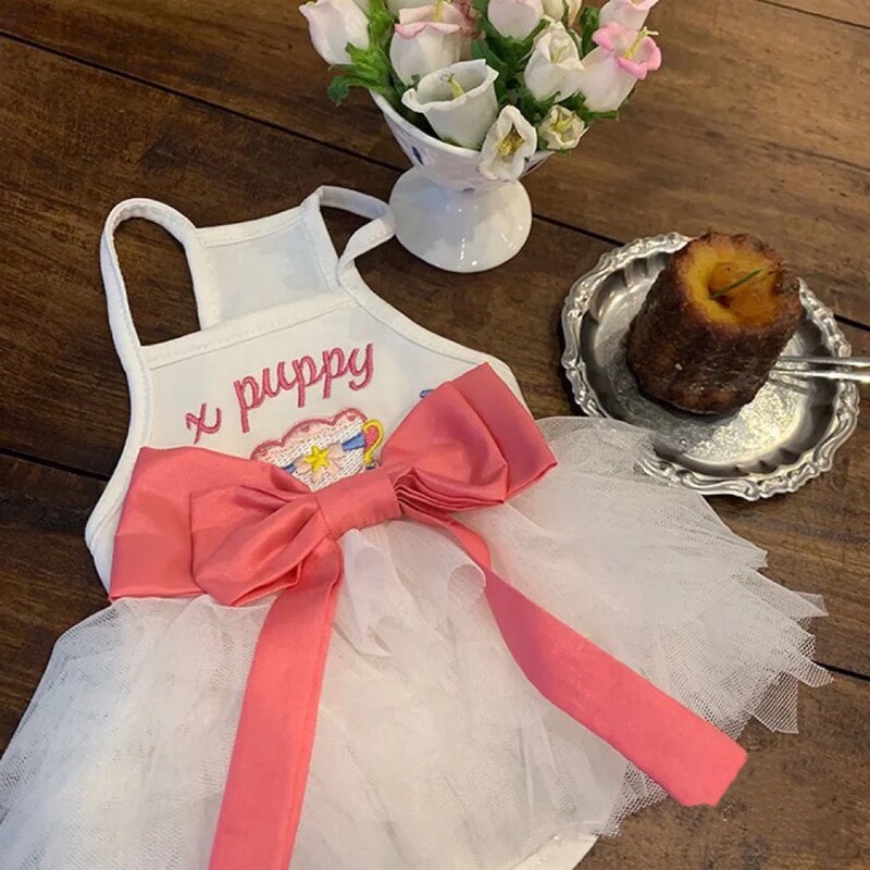 Haljine za pse za male pse Odjeća Ljetna haljina za princezu za kućne ljubimce Leptir leptir Tanka Nova plima