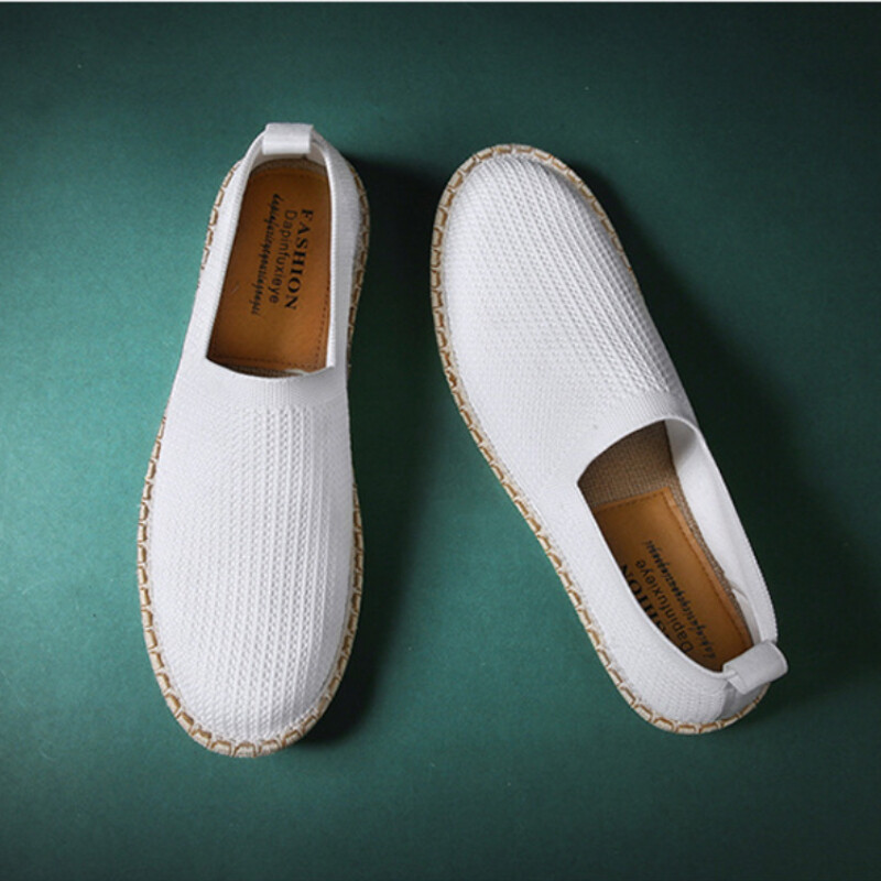 Καλοκαιρινό Διχτυωτό Παπούτσια Ανδρικά Ποιοτικά Ανδρικά Παπούτσια Casual Άνετα σκληρά ανδρικά slip-on flats Zapatos Para Hombres
