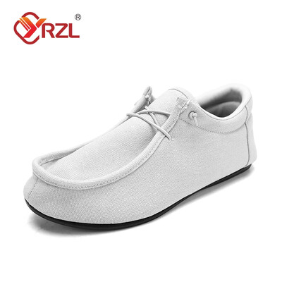 YRZL Loafers Ανδρικά Casual Παπούτσια Flat Outdoor Ανδρικά Λεπτό κάτω μέρος ελαφριά παπούτσια για βάρκα Loafers Driving Loafers Ανδρικά παπούτσια καμβά