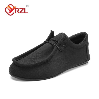 YRZL Loafers Ανδρικά Casual Παπούτσια Flat Outdoor Ανδρικά Λεπτό κάτω μέρος ελαφριά παπούτσια για βάρκα Loafers Driving Loafers Ανδρικά παπούτσια καμβά