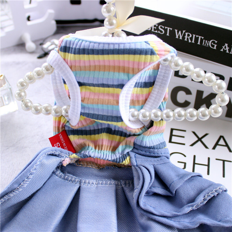 Slatka djevojka Haljina za ljubimca Pas Princeza Za male pse Proljeće Jesen Štene Mačka Suknja Chihuahua Yorkie Odijelo s prslukom Odjeća Odjeća