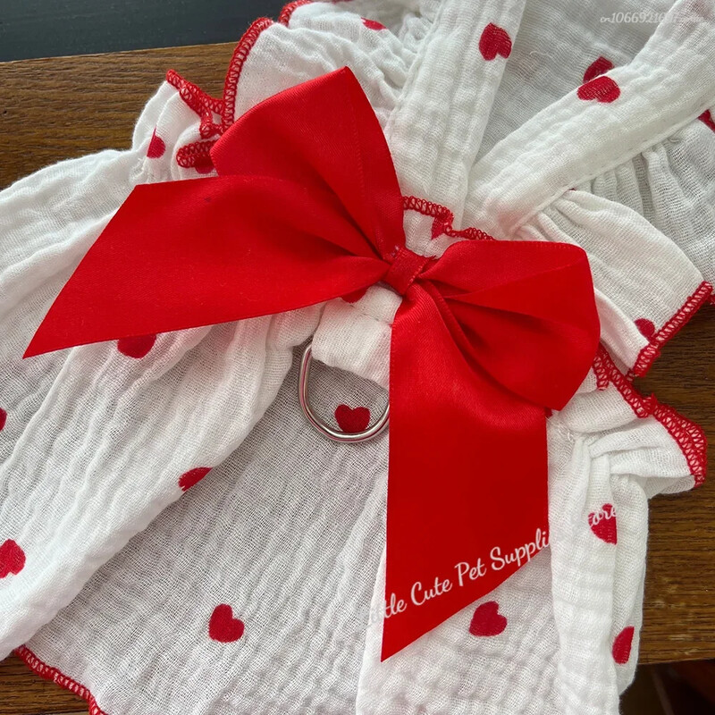 Slatka odjeća za pse za male pse Ljetna haljina za princeze za pse Prozračna odjeća za štene Modna vjenčana suknja za mačke Tanke haljine za kućne ljubimce