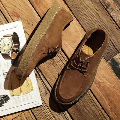 Pantofi casual pentru bărbați, cu șireturi, piele de căprioară de vacă, piele naturală, pantofi confortabili pentru condus, bărbați, oxford clasici pentru exterior