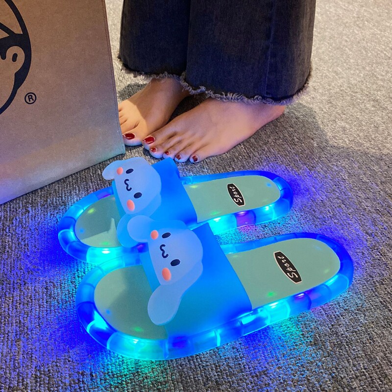  nove svjetleće papuče za žene koje nose, cool i personalizirane kod kuće, crtići pasa s cimetom protiv klizanja, jednom riječju cool