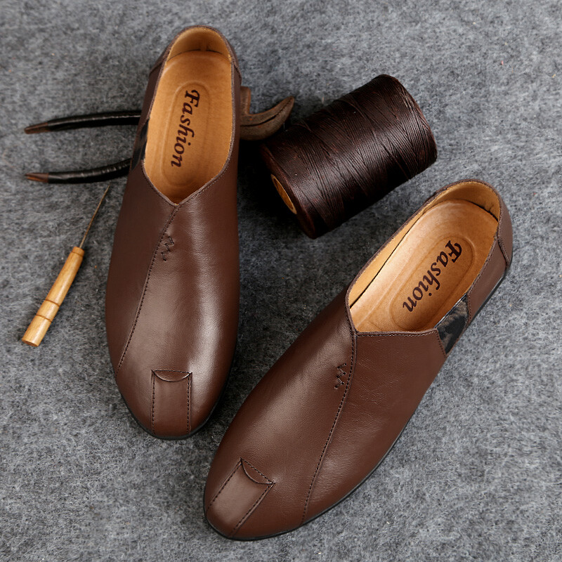 Muške cipele za slobodno vrijeme, svečane cipele Sapato Masculino, cipele veće veličine od prave kože, muške luksuzne mokasinke