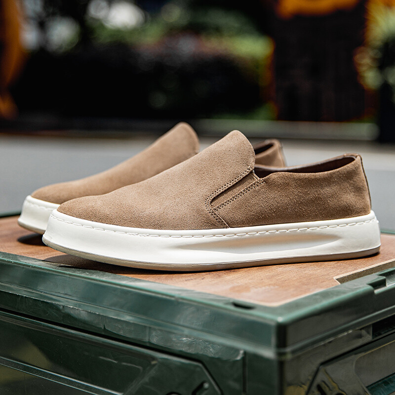 Antilop kožne muške ležerne cipele Ručno izrađene svečane muške natikače Mokasine Prozračne natikače Muška cipela za čamac Obuća za vožnju na otvorenom