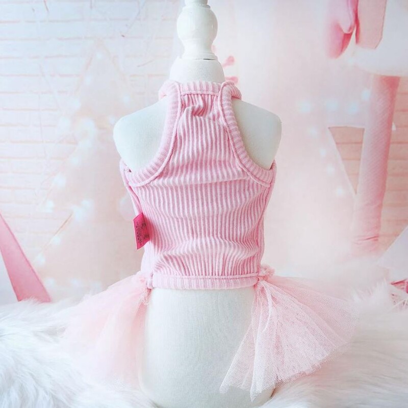 Printsessi koera kassi kleit Tutu kaelakee disain lemmiklooma kutsika seelik kevad/suvi riided komplekt 5 suurust 2 värvi