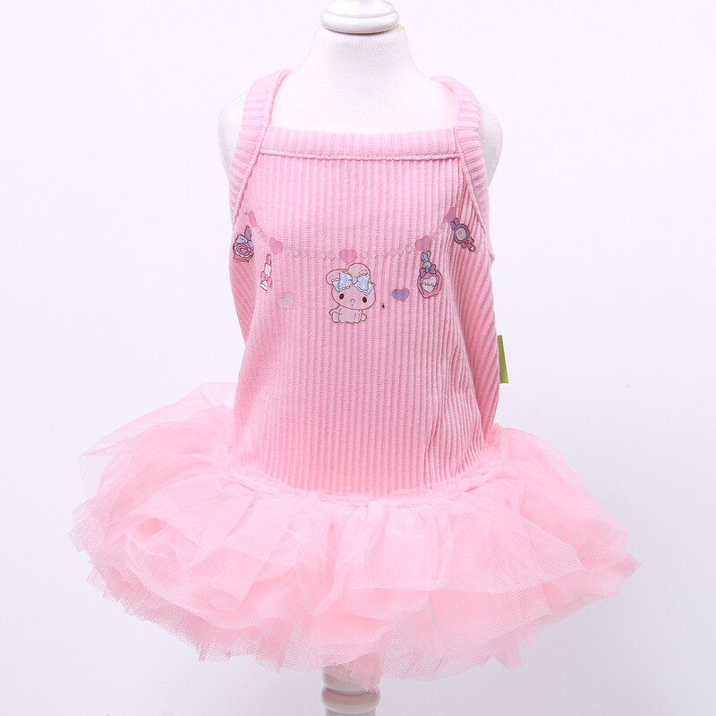 Printsessi koera kassi kleit Tutu kaelakee disain lemmiklooma kutsika seelik kevad/suvi riided komplekt 5 suurust 2 värvi