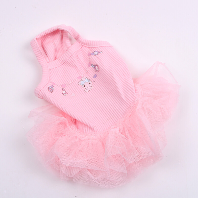 Printsessi koera kassi kleit Tutu kaelakee disain lemmiklooma kutsika seelik kevad/suvi riided komplekt 5 suurust 2 värvi