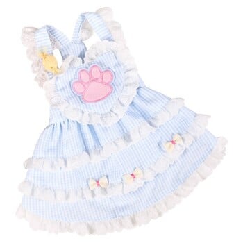 Άνοιξη Νέα Maid Love Strap Φούστα Blue Pet Lace Cake Φούστα Dog Cat Ρούχα για κατοικίδια Φορέματα για σκύλους για μικρά σκυλιά Ρούχα για κουτάβια