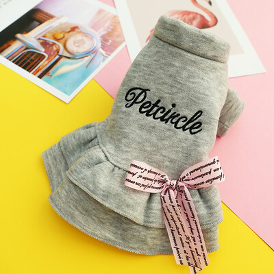 Tople haljine za pse za male pse Zimska haljina za štene, mačka, suknja, čivava, malteške maskote, odjeća, odjeća, roupa cachorro