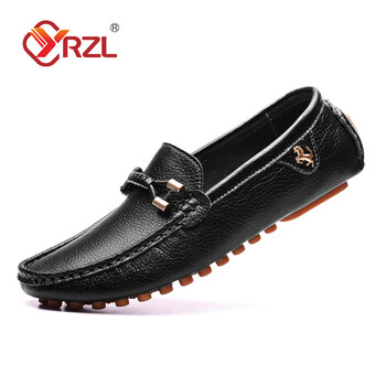 YRZL White Loafers για άνδρες Μέγεθος 48 Slip on παπούτσια Driving Flats Casual Μοκασίνια για άνδρες Άνετα ανδρικά loafers