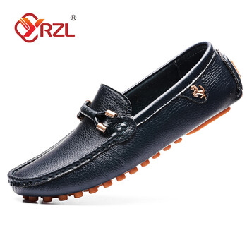 YRZL White Loafers για άνδρες Μέγεθος 48 Slip on παπούτσια Driving Flats Casual Μοκασίνια για άνδρες Άνετα ανδρικά loafers