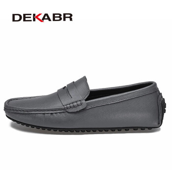 DEKABR Loafers Παπούτσια Ανδρικά Μόδα Παπούτσια Νέα Άνοιξη Άνετα ανδρικά φλατ Μοκασίνια Κλασικά αυθεντικά δερμάτινα ανδρικά παπούτσια casual