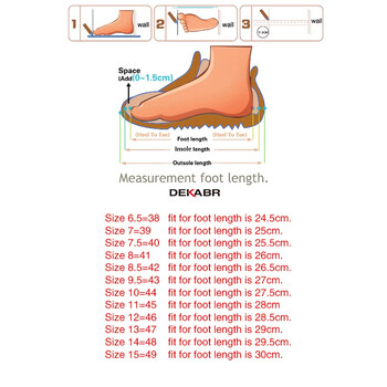 DEKABR Loafers Παπούτσια Ανδρικά Μόδα Παπούτσια Νέα Άνοιξη Άνετα ανδρικά φλατ Μοκασίνια Κλασικά αυθεντικά δερμάτινα ανδρικά παπούτσια casual