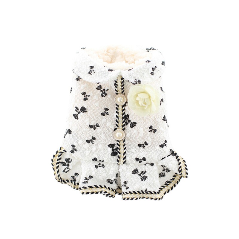 Mačka Pas Haljina Zimska Doggie Puppy Suknja Kostim Princeze Odjeća Topla Pse Odjeća Kaput Odjeća Yorkshire Pomeranian