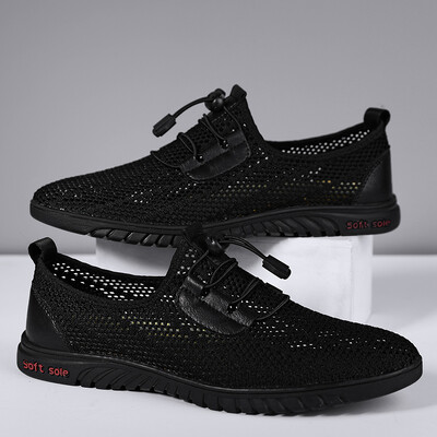 Ljeto 2024. Prozračne ležerne muške cipele Poslovne mrežaste svečane cipele Muške tenisice Meke ravne cipele Vruća rasprodaja Ljetne ležerne cipele Mokasine