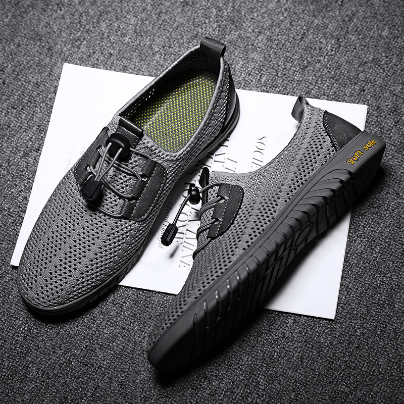 Ljeto 2024. Prozračne ležerne muške cipele Poslovne mrežaste svečane cipele Muške tenisice Meke ravne cipele Vruća rasprodaja Ljetne ležerne cipele Mokasine