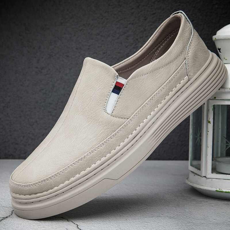 Proljetne luksuzne natikače Muške natikače s debelim potplatom Modne poslovne formalne kožne cipele za slobodno vrijeme na otvorenom s debelim potplatima