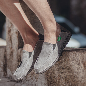 Καλοκαίρι 2023 Ανδρικά παπούτσια καμβά Espadrilles Breathable Casual Ανδρικά Loafers Άνετα Υπέρελαφρα παπούτσια Lazy Boat Big Size 48