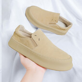 Δερμάτινα σουέτ Ανδρικά Loafers Μόδα απλά παπούτσια για βάρκα Χειροποίητα περιστασιακά ανδρικά φλατ οδήγησης Ελεύθερη φόρμα για παπούτσια Μοκασίνια