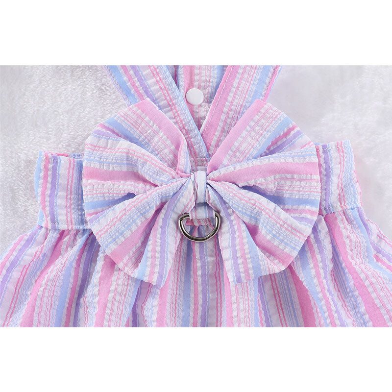 Ogoljena haljina za pse Ljetne haljinice s pojasom bez povlačenja Odjeća s mašnama Odjeća za mačke i pse za male pse Chihuahua Suknja za kućne ljubimce Zelena