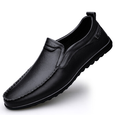 Luksusbränd Mood Meeste vabaaja nahast kingad Mugavad meeste kontorijalatsid Lihtsad meeste pulmakleidikingad õues käimise kingad