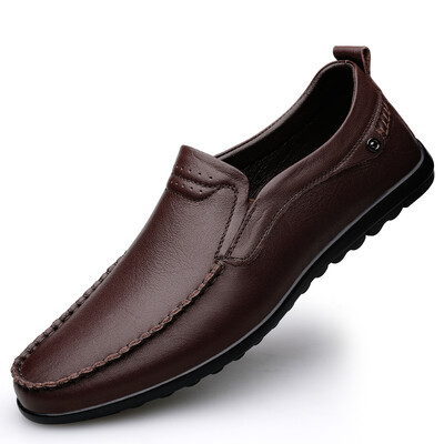 Luksusbränd Mood Meeste vabaaja nahast kingad Mugavad meeste kontorijalatsid Lihtsad meeste pulmakleidikingad õues käimise kingad