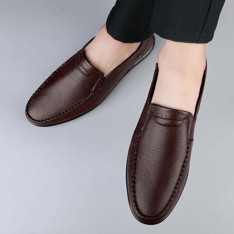 Luksusbränd Mood Meeste vabaaja nahast kingad Mugavad meeste kontorijalatsid Lihtsad meeste pulmakleidikingad õues käimise kingad
