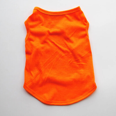 Ρούχα για σκύλους κατοικίδιων ζώων Βαμβακερό μονόχρωμο λεπτό γιλέκο σκύλου για μικρούς μεσαίους μεγάλους σκύλους Αναπνεύσιμο, ελαστικό και μειώνει την τριχόπτωση Στολή σκύλου