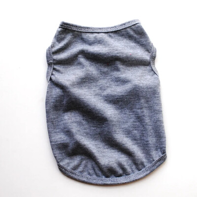 Ρούχα για σκύλους κατοικίδιων ζώων Βαμβακερό μονόχρωμο λεπτό γιλέκο σκύλου για μικρούς μεσαίους μεγάλους σκύλους Αναπνεύσιμο, ελαστικό και μειώνει την τριχόπτωση Στολή σκύλου