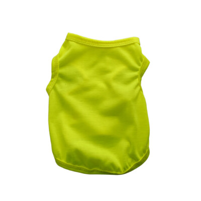 Ρούχα για σκύλους κατοικίδιων ζώων Βαμβακερό μονόχρωμο λεπτό γιλέκο σκύλου για μικρούς μεσαίους μεγάλους σκύλους Αναπνεύσιμο, ελαστικό και μειώνει την τριχόπτωση Στολή σκύλου