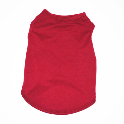 Ρούχα για σκύλους κατοικίδιων ζώων Βαμβακερό μονόχρωμο λεπτό γιλέκο σκύλου για μικρούς μεσαίους μεγάλους σκύλους Αναπνεύσιμο, ελαστικό και μειώνει την τριχόπτωση Στολή σκύλου