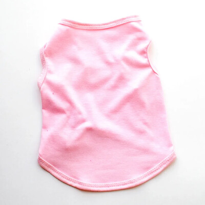 Ρούχα για σκύλους κατοικίδιων ζώων Βαμβακερό μονόχρωμο λεπτό γιλέκο σκύλου για μικρούς μεσαίους μεγάλους σκύλους Αναπνεύσιμο, ελαστικό και μειώνει την τριχόπτωση Στολή σκύλου