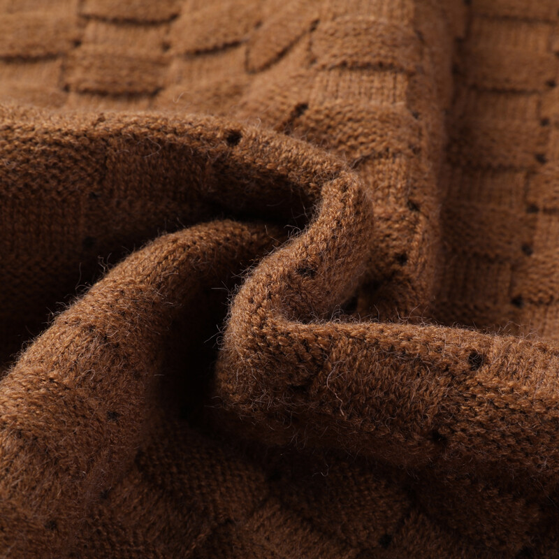 Muški retro vintage vuneni pleteni prsluk bez rukava s V izrezom Basic za jesen zima pulover muška odjeća 00087