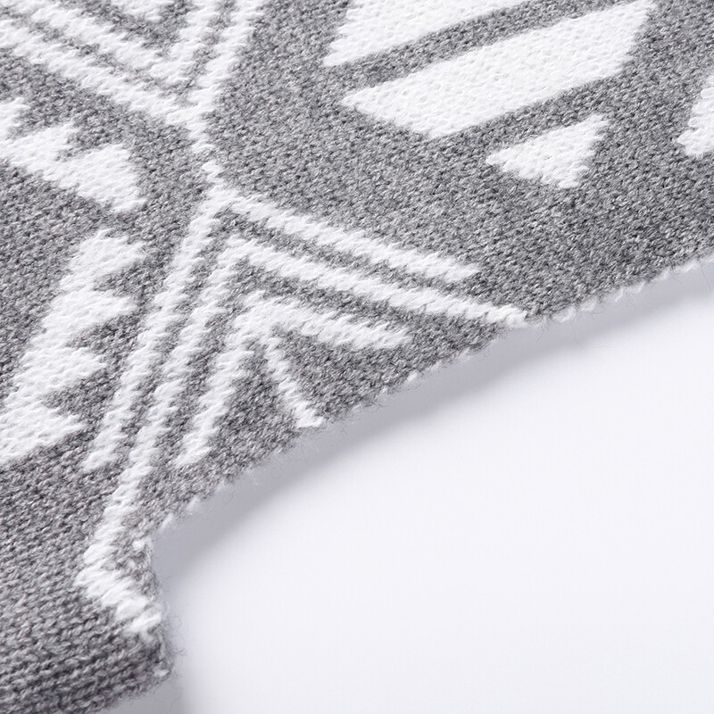 Muški vuneni pleteni prsluk bez rukava V izrez bez rukava Basic za Jesen Zima Retro Vintage Print Muška odjeća 00088