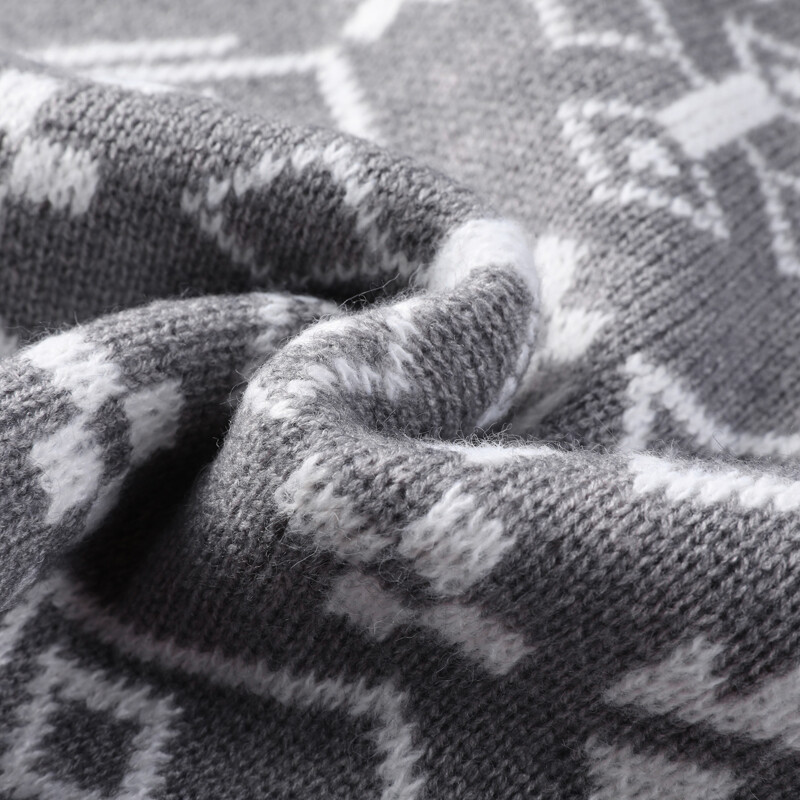 Muški vuneni pleteni prsluk bez rukava V izrez bez rukava Basic za Jesen Zima Retro Vintage Print Muška odjeća 00088