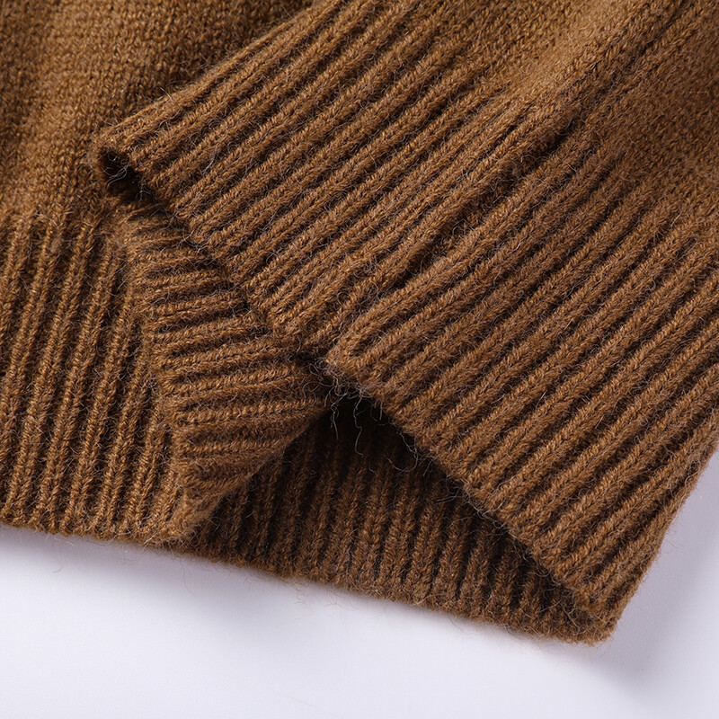 Muški vuneni pleteni prsluk bez rukava, majica s printom slova, osnovni pulover bez rukava za jesen i zimu, muška odjeća u korejskom stilu s V izrezom 00089