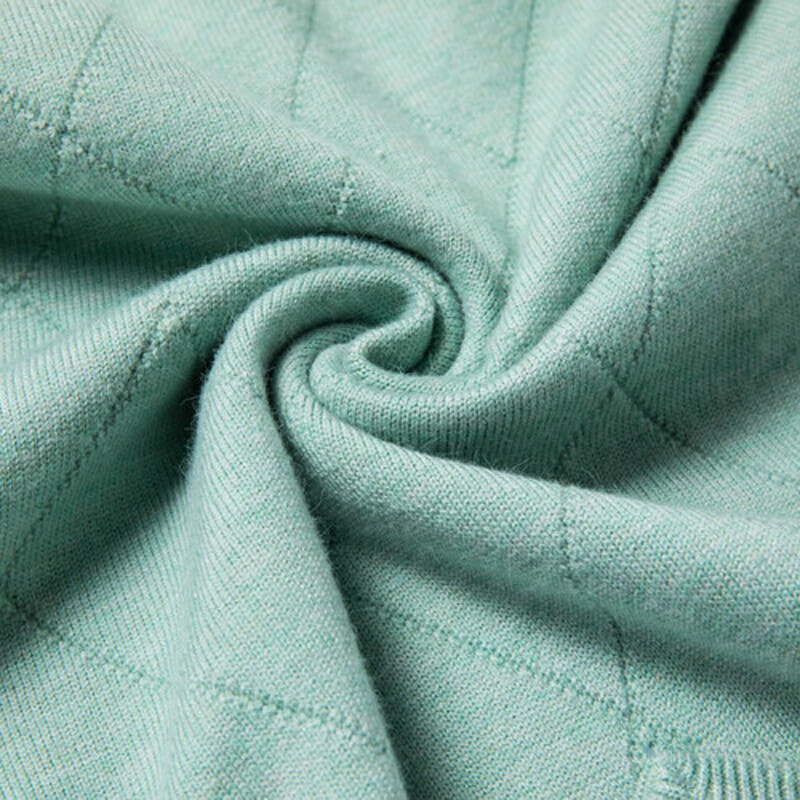 Vuneni pleteni prsluk bez rukava Džemperi, pulover s V izrezom za tinejdžere, mlade muškarce Basic Jesen Zima Jednozeleno Crveno 00054